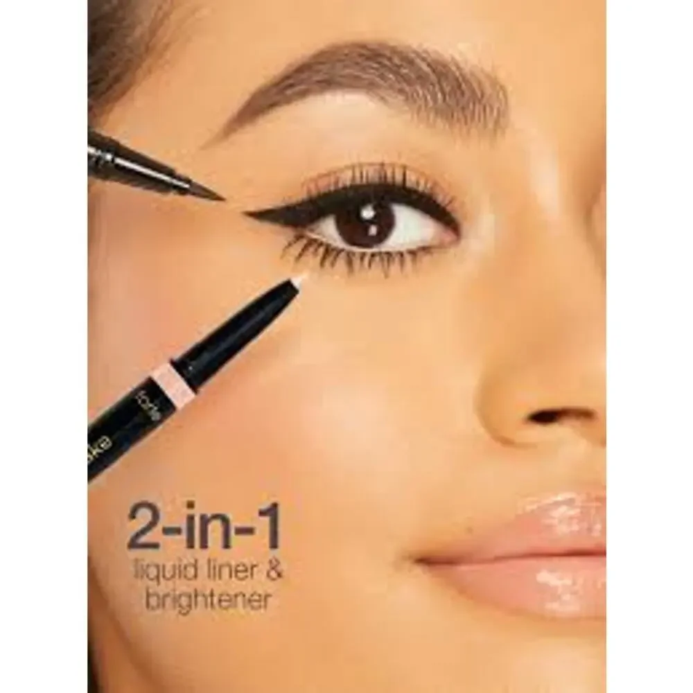 Tarte Double take awake black micro liquid liner & brightener